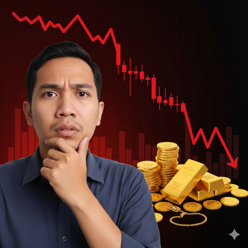 harga emas turun?, haruskah panik?